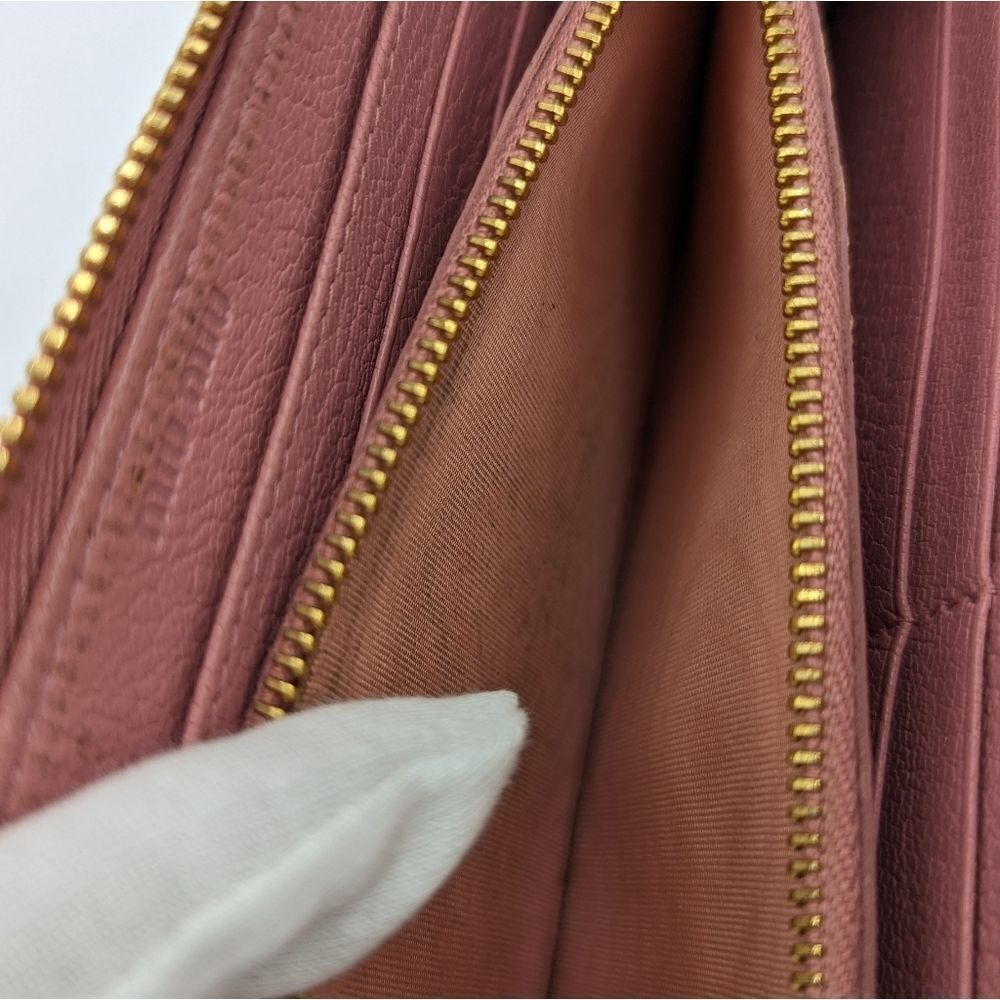 Miu Miu Pink Zip Wallet - Picture 11 of 15